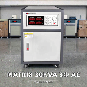 MATRIX 30KVA 3 Phase to Single Phase <b>Variable</b> Frequency <b>Power</b> <b>Supply</b> Cabinet AC 40-250Hz Industrial Use - Product Image 2