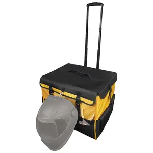 Водонепроницаемая Сумка-тоут для инструментов на колесиках, большая емкость, сумка для инструментов электрика