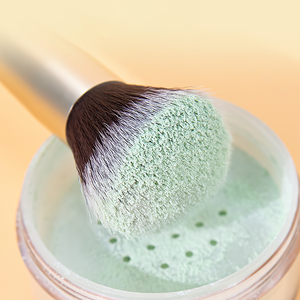 Nuevo diseño, crema de base <span class=keywords><strong>verde</strong></span>, corrector, herramienta cosmética de dos extremos, brocha de maquillaje grande y esponjosa de doble cara - Product Image 4