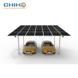 CHIKO Promotion : Supports de montage pour <span class=keywords><strong>carport</strong></span> / stationnement de voitures en alliage d'<span class=keywords><strong>aluminium</strong></span> et acier inoxydable, résistance au vent 60 m/s, résistance à la neige 1,8 KN/M2 - Product Image 1