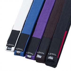 Cinturón de Jiu-jitsu Brasileño de Tela de Algodón Tejida con Perlas de Alta Calidad con Logotipo Personalizado, Calidad Premium - Product Image 3