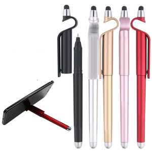 Telefon tutucu siyah promotion-0.5mm tükenmez kalem için jel mürekkep tükenmez kalem ile toptan özel stylus tükenmez kalem - Product Image 5