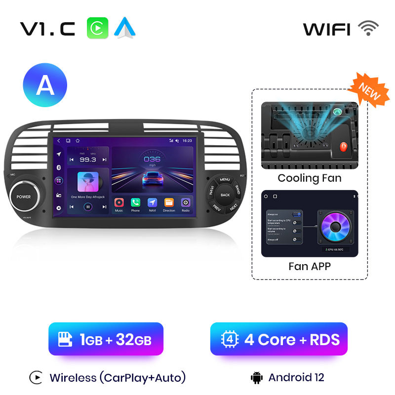 V1 C 1+32GB สีดำ