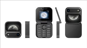 Nuevo Teléfono Móvil Económico I17 Air con Función Flip, Naranja, Transfronterizo, Popular, con Idiomas Extranjeros, Repuesto, Multi-idioma - Product Image 4