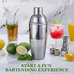 Ensemble de barware de luxe en acier inoxydable professionnel avec design durable, couleurs et logo personnalisés, capacité de 700 ml pour bar à domicile - Product Image 4