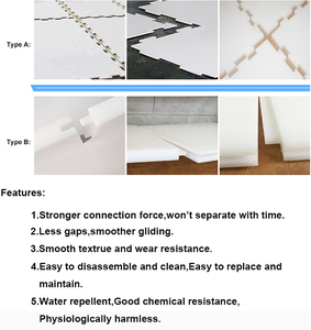 Baldosas de suelo en línea pista de hockey portátil tablas de patinaje sobre hielo - Product Image 6
