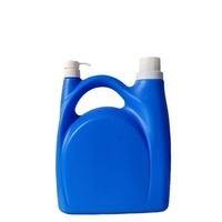 Offre Spéciale de haute qualité 3L 4L 5L en plastique HDPE liquide détergent à lessive bouteille Offre Spéciale double extrémité avec bouchon de la couronne d'étanchéité