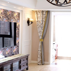 <span class=keywords><strong>Tende</strong></span> Stampate con Motivo di Uccelli in Stile Americano, Texture di Lino per <span class=keywords><strong>Camera</strong></span> <span class=keywords><strong>da</strong></span> <span class=keywords><strong>Letto</strong></span> - Product Image 5