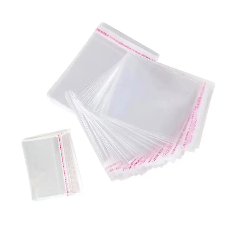 100% Recycled Global Materials Factory Self-Seal Adhesive Plastic Poly Bags Reusable Cello Cellophane Packaging Clothing Heat