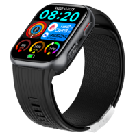 Jam Tangan Pintar TK67 dengan Pompa Udara, Pengukur Tekanan Darah, EKG, Detak Jantung, SpO2, Pelacak Suhu Tubuh, Panggilan Bluetooth, SOS, Deteksi Jatuh