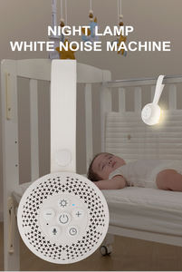 Máquina de Sonidos para Dormir para Bebés con 16 Sonidos, Luz Nocturna Ajustable y Temporizador, Fácil de Colgar, Máquina de Sonido Blanco para Dormir - Product Image 4