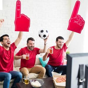 Dedo <span class=keywords><strong>de</strong></span> espuma gigante Mano <span class=keywords><strong>de</strong></span> espuma grande universal <span class=keywords><strong>para</strong></span> deportes Animadoras Inspirador Colorido Cómodo Cheer Props Atmósfera Evento - Product Image 2