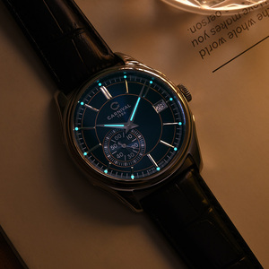 Montres mécaniques automatiques pour hommes CARNIVAL, bracelet en cuir, résistantes à l'eau, avec approvisionnement direct de la marque - Product Image 5