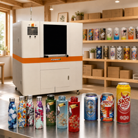 Printer Silinder UV Inkjet untuk Pencetakan Tabung Telur Kaleng Aerosol - Peralatan Otomatis Kecepatan Tinggi