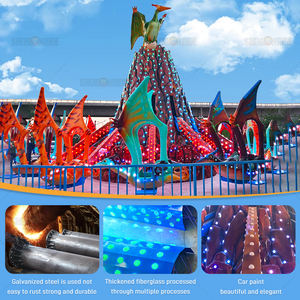 Commercial Grade Self-Controlled Dinosaur Spinning <b>Ride</b> - Profit-Generating <b>Amusement</b> <b>Equipment</b> - Product Image 4