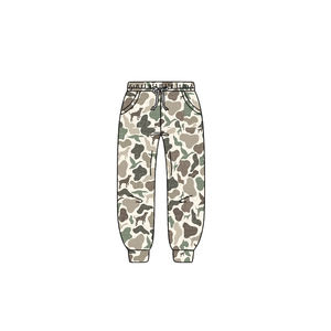 Custom Hunting Mallard <b>Dogs</b> Camouflage Kids <b>Hoodie</b> Coat Jogger 2 Pieces Outfits Brother Matches Kids Clothing Set - Product Image 3