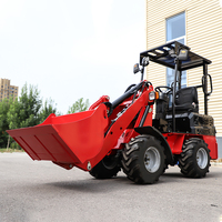 Mini-chargeuse compacte articulée 4x4 standard de 1 tonne, prix direct usine, en gros, avec remise, à vendre
