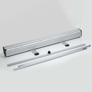 Spanduk Gulung Satu Sisi Kustom dan Stand Spanduk Gulung yang Dapat Diperpanjang-Rangka Baja Ringan Portabel dengan Perakitan Tanpa Alat - Product Image 4