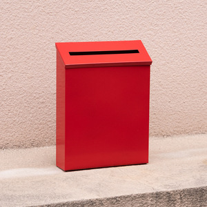 Buzón <span class=keywords><strong>de</strong></span> Metal para Montar en la Pared, Caja <span class=keywords><strong>de</strong></span> Acero Colorida con Ranura, Buzón con Cerradura para Oficina, Escuela, Donaciones, Votaciones - Product Image 6