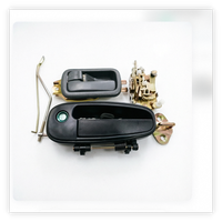 Ensemble de serrure de porte avant gauche 107C compatible avec les bus Toyota Coaster, King Long, Yutong et Dongfeng