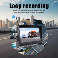 Kit de moniteur numérique sans fil AHD 9 pouces OEM/ODM pour camion lourd et bus. Système de caméra de recul haute fiabilité
