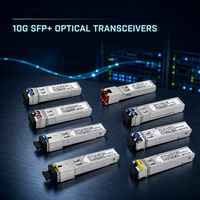 Module émetteur-récepteur SFP+ fibre optique 10 Gbit/s 300m-80km Duplex LC LR SR DDM DOM pour transmission réseau de base et d'accès