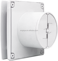 ANGEGA VF-W4-2 Ventilateur d'extraction mural de 4 pouces en plastique ABS durable, moteur à enroulement en cuivre pour cuisine, salle de bain, usage domestique