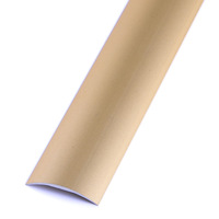 Profilé de bordure en alliage d'aluminium à rainure en T, surface imitation bois, pour transition carrelage et stratifié