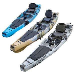 Zero 2019 2020 mejor 12ft nuevo diseño kajak señuelo solo pedal sistema de accionamiento pesca barato Canoa/kayaks con motor eléctrico - Product Image 2