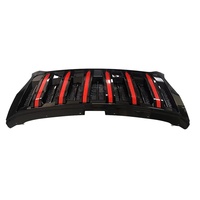 Grille avant sans emblème, protection de pare-chocs, grille de course noire en maille pour Mitsubishi Pajero Sport Gen 4 2021