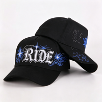 Gorra de béisbol con logotipo bordado personalizado forrado de satén para exteriores, gorra de béisbol de 5 paneles para papá, gorra de algodón Snapback