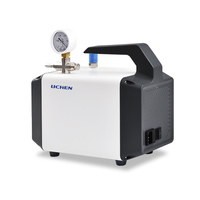 110V/220V laboratoire portable petite pompe à vide étanche à l'huile électrique à défilement sans huile