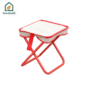 Sunsbuild Durable Portable Metal Folding <b>Stool</b> Ultra Light Camping Fishing Chair for Outdoor Lawn <b>Garden</b> & Hiking - Product Image 1