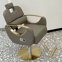 Haute qualité réglable Direct meubles commerciaux en cuir beauté maquillage coiffure coiffure coupe de cheveux salon de coiffure chaise de barbier