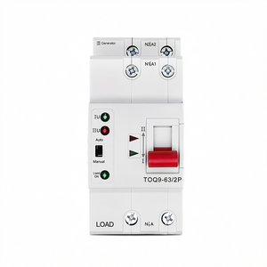 Interruptor de Transferencia Automática GERK PC ATS 2P 63A 230V 50/60Hz 10kA, Conmutador de Doble Alimentación para Generador de Respaldo Doméstico - Product Image 2