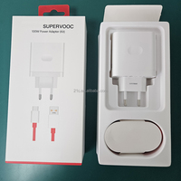 Kit de Adaptador PD 100W SUPERVOOC, Cable SuperRápido Tipo-C 6A/10A, Enchufe Europeo de 2 Pines, Material Ignífugo para OPPO Find X7 X6 Pro OnePlus PC
