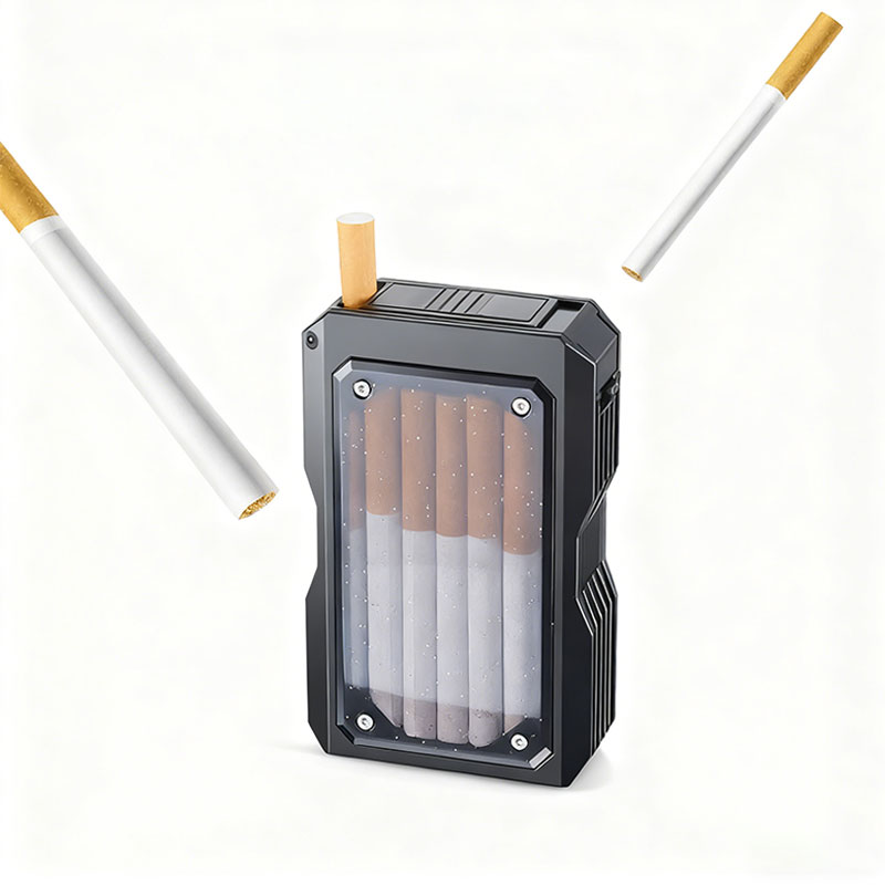 smoker friendly cigarette cases Yh071 Eco-Friendly Novelty Rechargeable Windproof Moisture Odor Resistant Pressure Proof Case Customizable Logo Gift Cigarette Case, Cigarette Box for