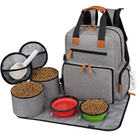 Sac à dos de luxe de luxe pour animaux de compagnie Sac de voyage réglable et étanche pour chat et chien Sac de transport portable pour animaux de compagnie