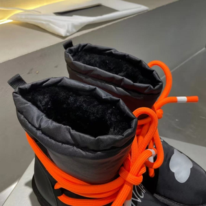 Botas de Nieve de Diseño de Lujo, Nuevas de Fábrica 2025, Venta al por Mayor, Cálidas, para Exteriores, con Cordones, Casuales, con Suela Antideslizante - Product Image 3