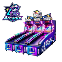 Nouvelle machine de jeu d'arcade électronique de bowling à 3 joueurs, à monnayeur, simulateur intérieur avec système de rédemption pour centre commercial et parc d'attractions