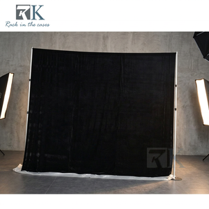 Support de toile de fond de scène avec rideau occultant minimaliste et kit de tubes en aluminium - Product Image 3