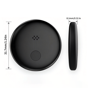 HT03 <b>Mini</b> Black GPS <b>Tracker</b> with Rechargeable Battery for Keys and Devices App Control Waterproof Locator - Product Image 5
