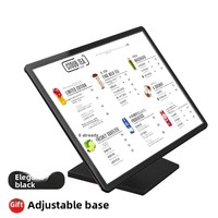 Panneau d'affichage de menu lumineux, panneau publicitaire LED, pour comptoir de bar, table, commande et affichage des prix en boutique de thé au lait