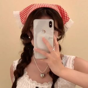 Vendita calda a buon mercato accessori <span class=keywords><strong>per</strong></span> capelli a quadri in tessuto <span class=keywords><strong>bandane</strong></span> cerchietto <span class=keywords><strong>per</strong></span> ragazze arruffato triangolo fazzoletto <span class=keywords><strong>per</strong></span> capelli - Product Image 2