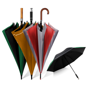 Cổ điển lớn tùy chỉnh bán buôn UV lớp phủ màu đen các loại khác nhau của xử lý xử lý Ô Golf với in ấn cho nam giới phụ nữ - Product Image 3