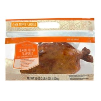 Deli-bolsas de plástico con cremallera para llevar comida, bolsas de embalaje de pollo tostado con asa