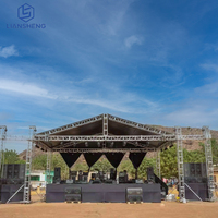 Aluminio al aire libre DJ LED iluminación altavoz matriz pantalla Truss torre para concierto Bar evento-para tiendas de feria