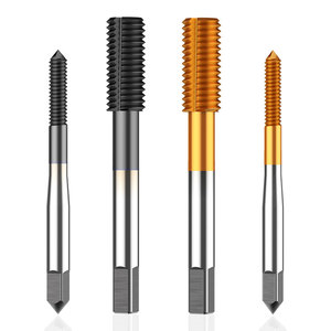 HSS Roll Forming Threading <strong>Taps</strong> M1 M6 Titanium Coated <strong>Machine</strong> Tapping Tools for Metal Aluminum and Stainless - Product Image 2