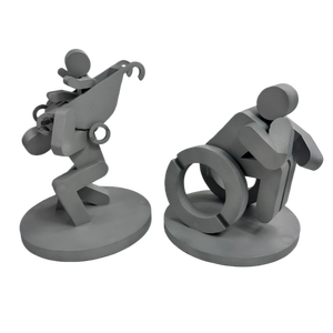 Escultura Metálica Personalizada de Alta Calidad en Aleación de Aluminio <span class=keywords><strong>6061</strong></span> A1Si10Mg y Acero Inoxidable, Impresión 3D, Granallado a Pequeña Escala - Product Image 4