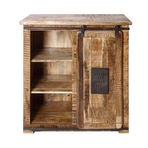 Armarios grandes industriales para sala de estar, armarios de madera maciza con marco de metal, muebles de dormitorio sencillos - Product Image 3